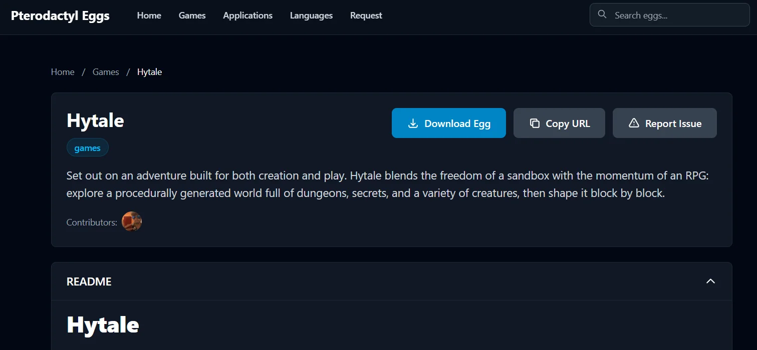 Hytale Pterodactyl Egg | Teramont Host